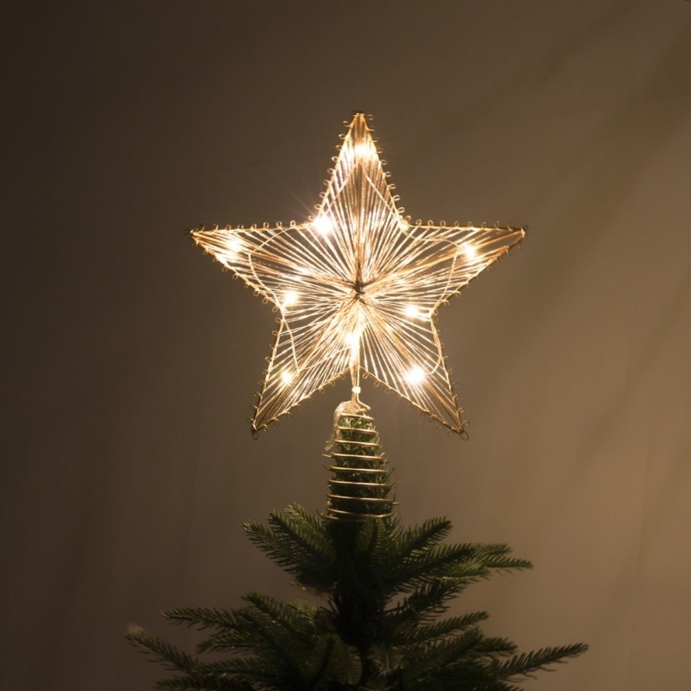 ثلاثية الأبعاد بريق ستار أشجار - مراجعة Star Tree Topper وسعره