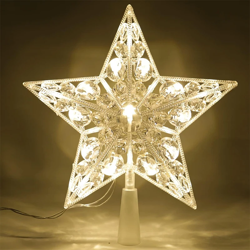 15 سنتيمتر عيد الميلاد الديكور - مراجعة Star Tree Topper وسعره